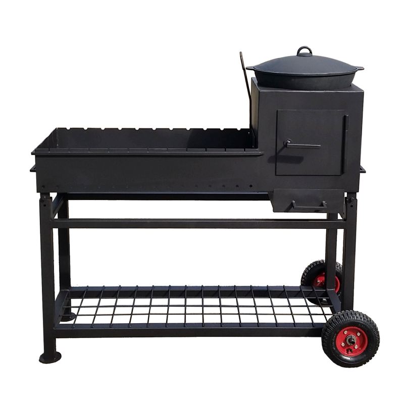 Мангал ИЛВ Легенда 3-4мм на колесах