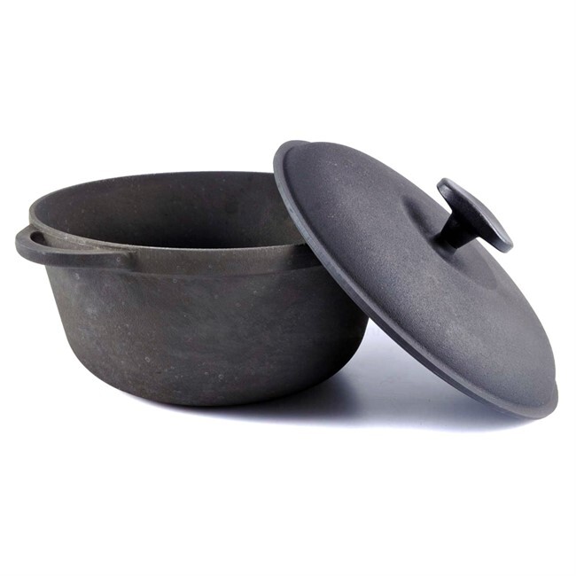 Кастрюля чугунная D 300 мм, 8 л.