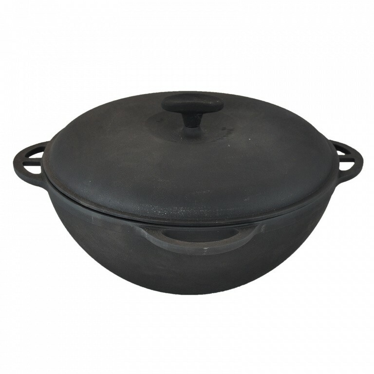 Казан чугунный D 400 мм, 12 л.