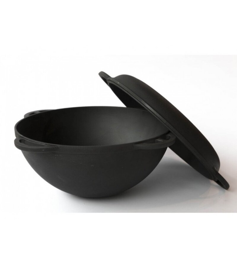 Казан чугунный с крыш.-сков. D 340 мм, 8 л.