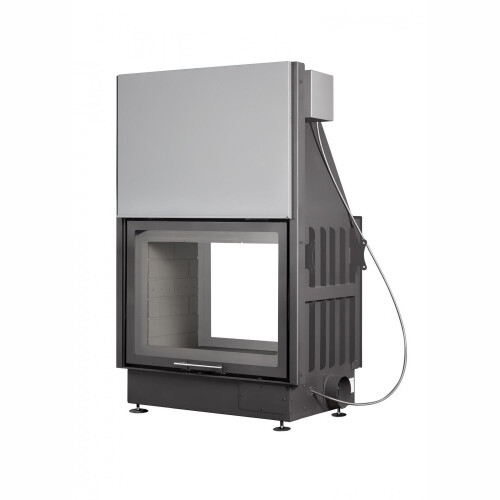 Топка ВЕГА 800 TВ туннельная черный шамот Экокамин