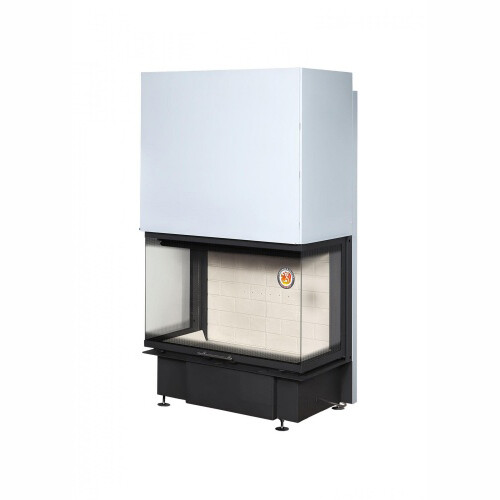 Топка ДЕЛЬТА 800 три стекла принтинг Экокамин