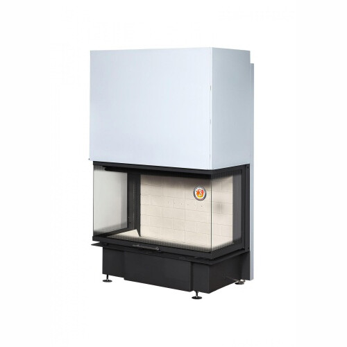 Топка ДЕЛЬТА 1000 три стекла принтинг Экокамин