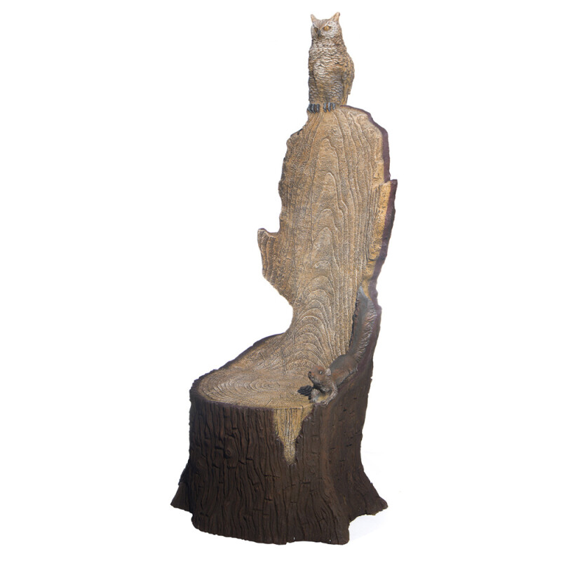 Кресло - пень с совой