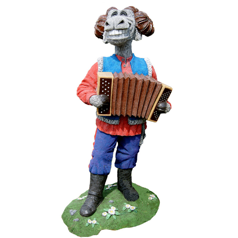 Баран с гармошкой