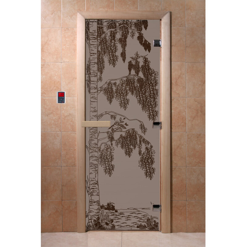 ДВЕРЬ "БЕРЕЗА ЧЕРНЫЙ ЖЕМЧУГ МАТОВАЯ"