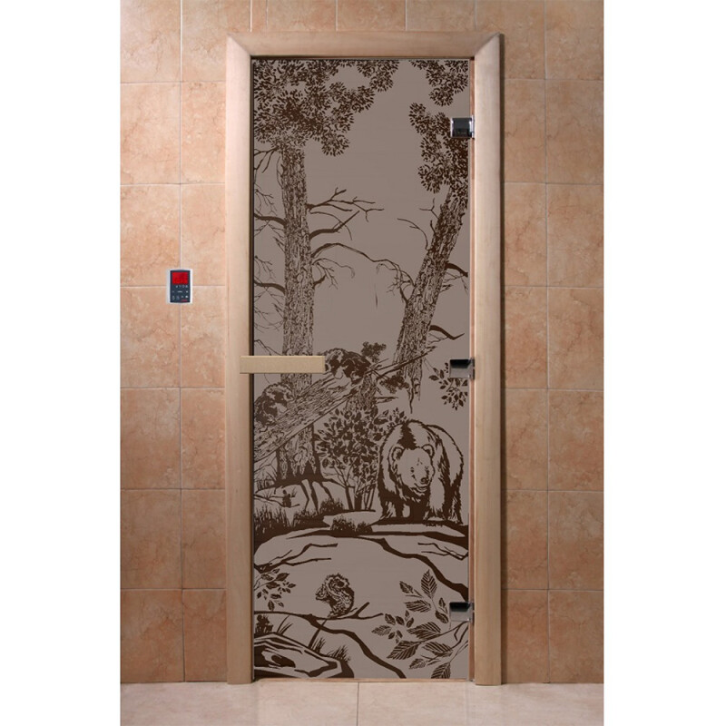 ДВЕРЬ "МИШКИ ЧЕРНЫЙ ЖЕМЧУГ МАТОВАЯ"