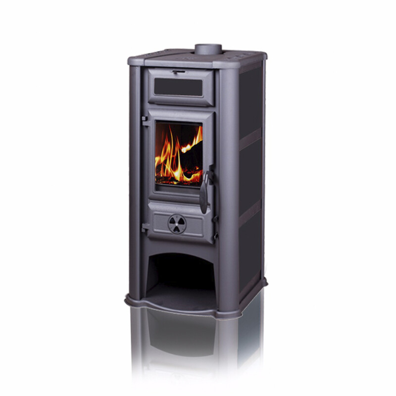 Отопительная печь Lederata черная