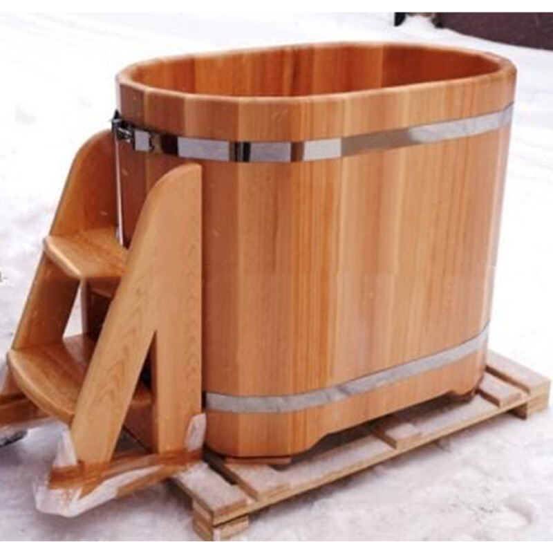 Купель овальная с подиумом 1200*780*1000