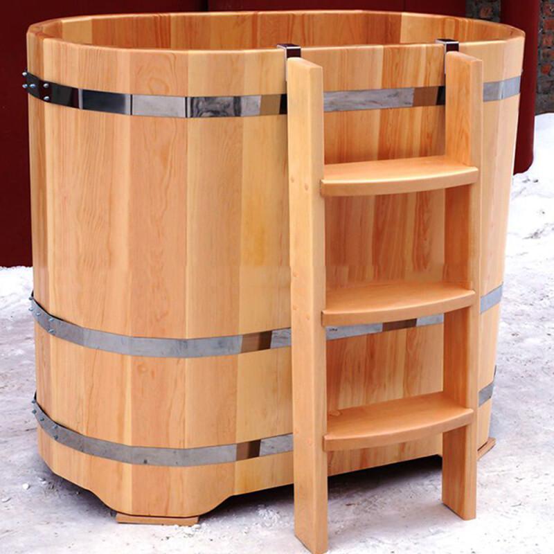 Купель уличная овальная 1400*800*1200 мм