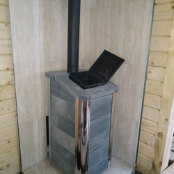 Монтаж банной печи Варвара Терма-Сказка