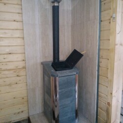 Монтаж банной печи Варвара Терма-Сказка