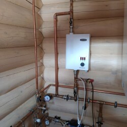 Монтаж системы отопления в коттедже