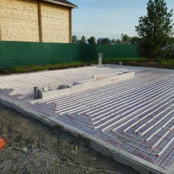 Монтаж системы тёплого пола