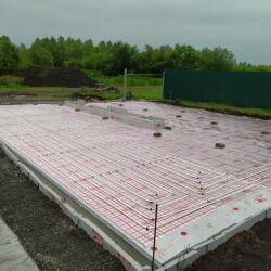 Монтаж системы тёплого пола