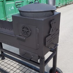 Мобильный мангал с топкой под казан